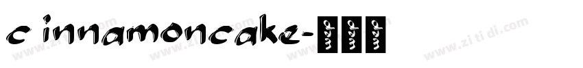 c innamoncake字体转换